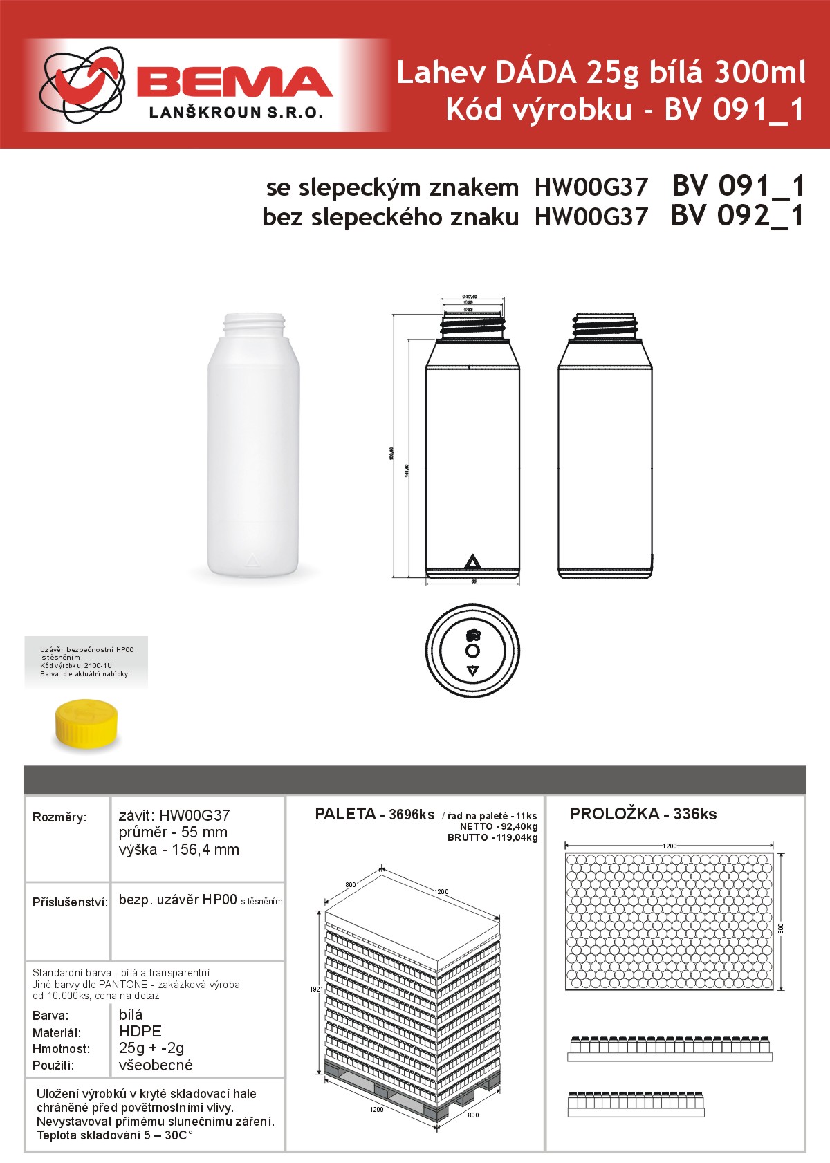 Dada -300ml BV 091 -28-5-2021